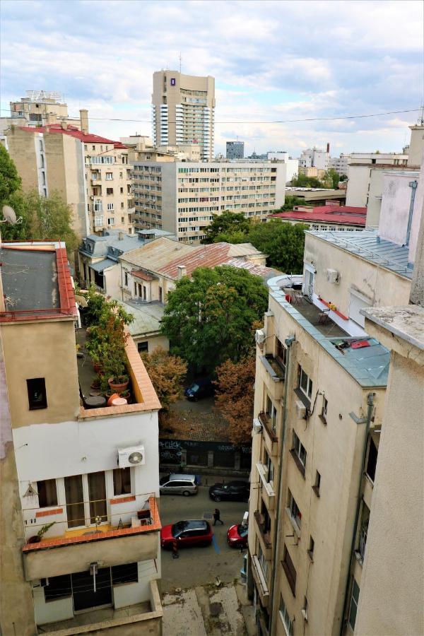 Athenee Palace Apartment - Panoramic View Terrace & Balcony - Free Minibar Bukarest Eksteriør billede