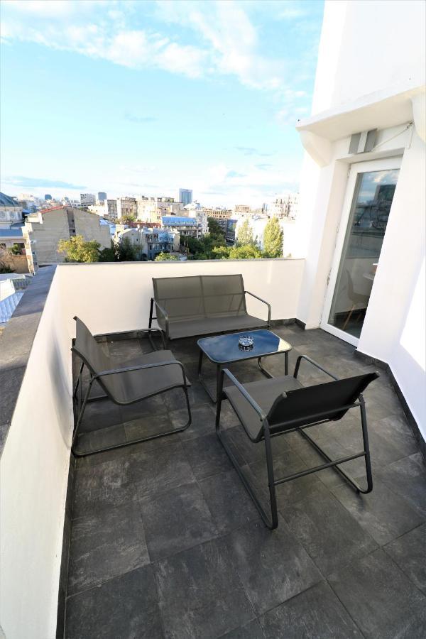 Athenee Palace Apartment - Panoramic View Terrace & Balcony - Free Minibar Bukarest Eksteriør billede